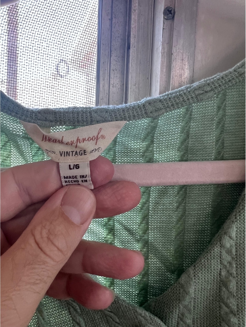 Large top in Olive green
